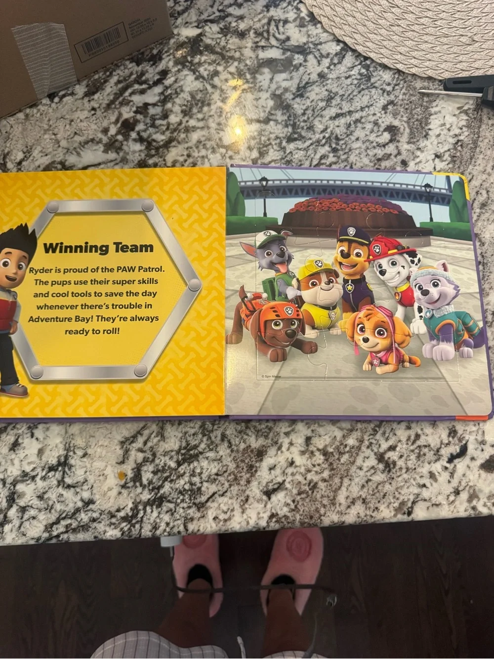 Paw Patrol My First Puzzle Book – 5 Built-In Jigsaw Puzzles | Hardcover